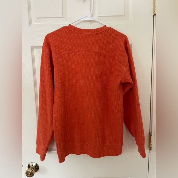 Lululemon All Yours Bubble Dot Crew Neck Sweatshirt Orange Size 6 - Picture 4 of 4